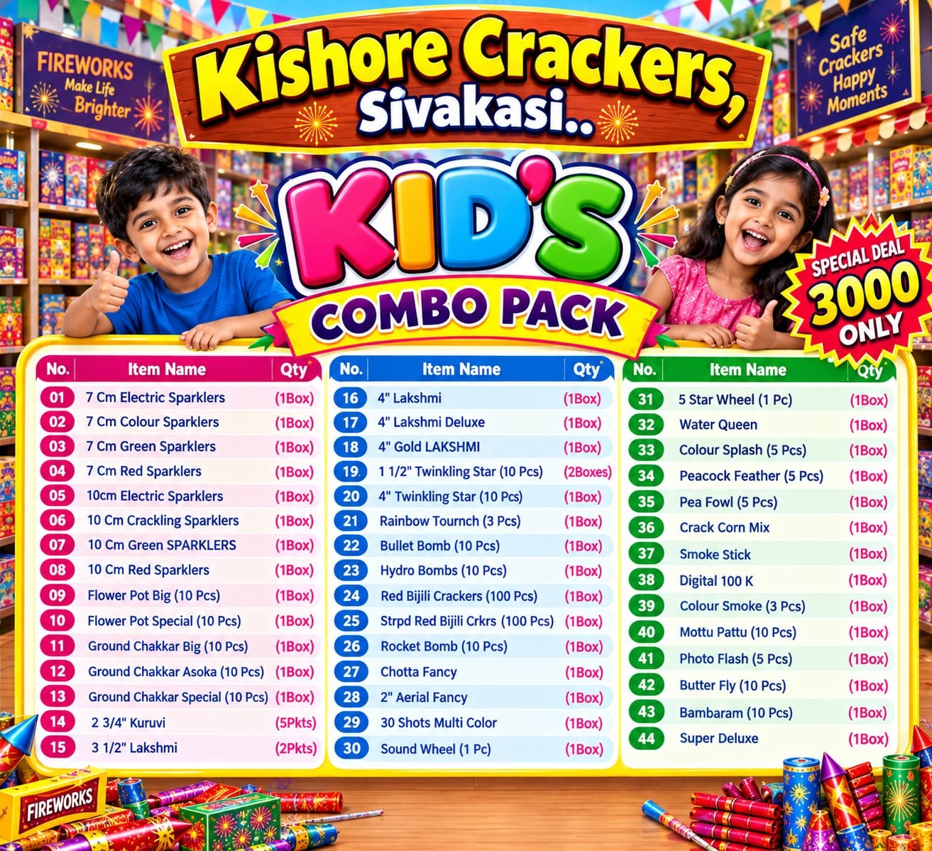 Kids Combo